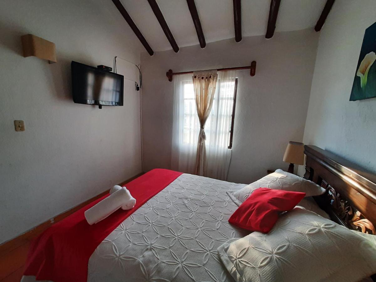 Aparta Hotel El Refugio De Maria Вилья-де-Лейва Экстерьер фото